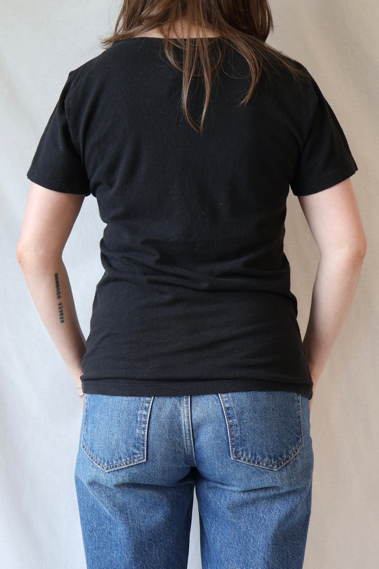 Paige V-Neck Tee | Black