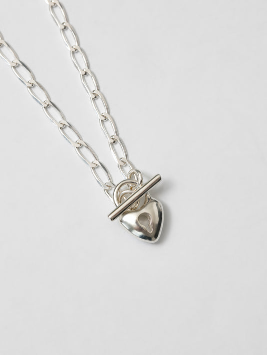 Heart Toggle Necklace | Sterling Silver