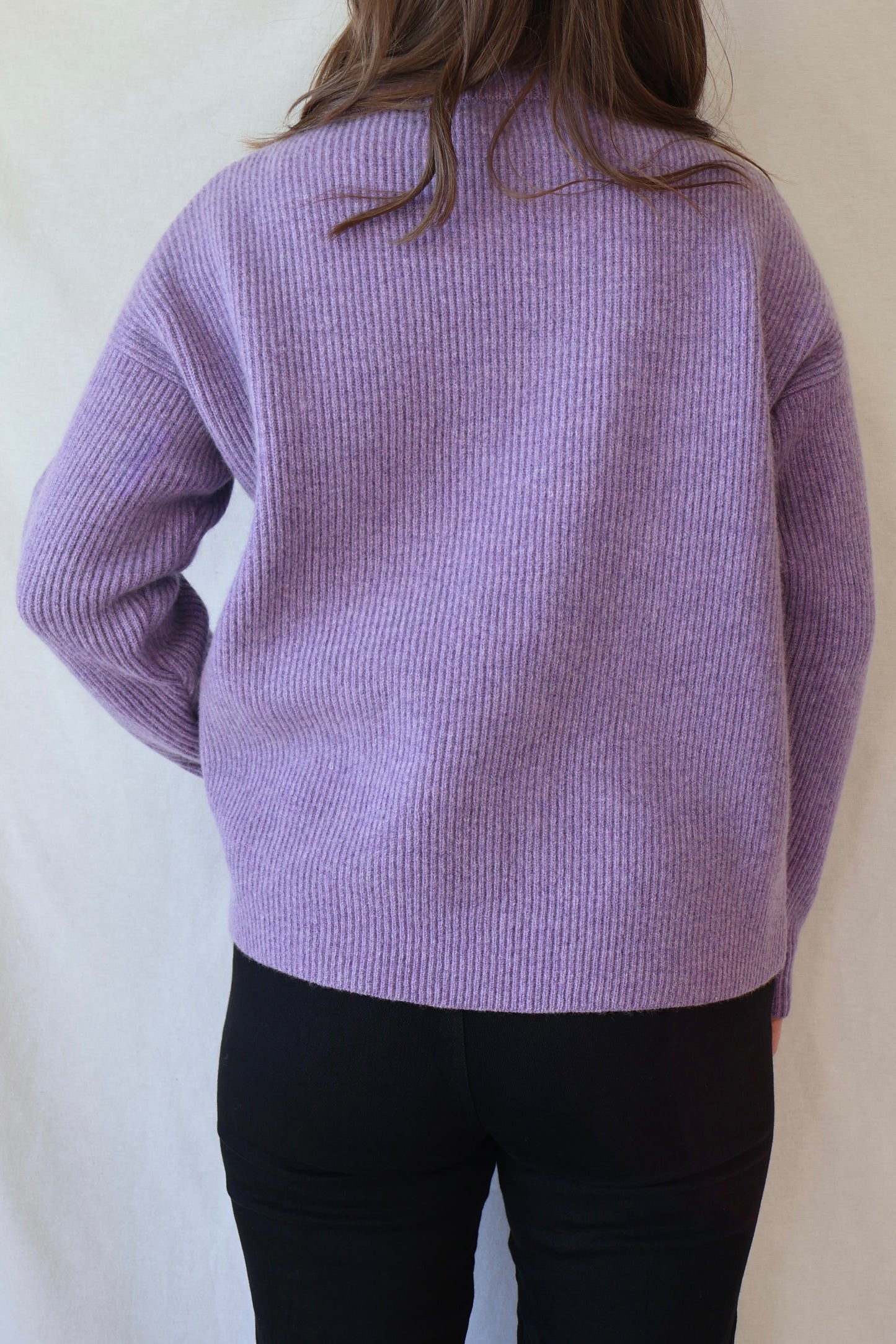 Helga Pocket Sweater | Lilac