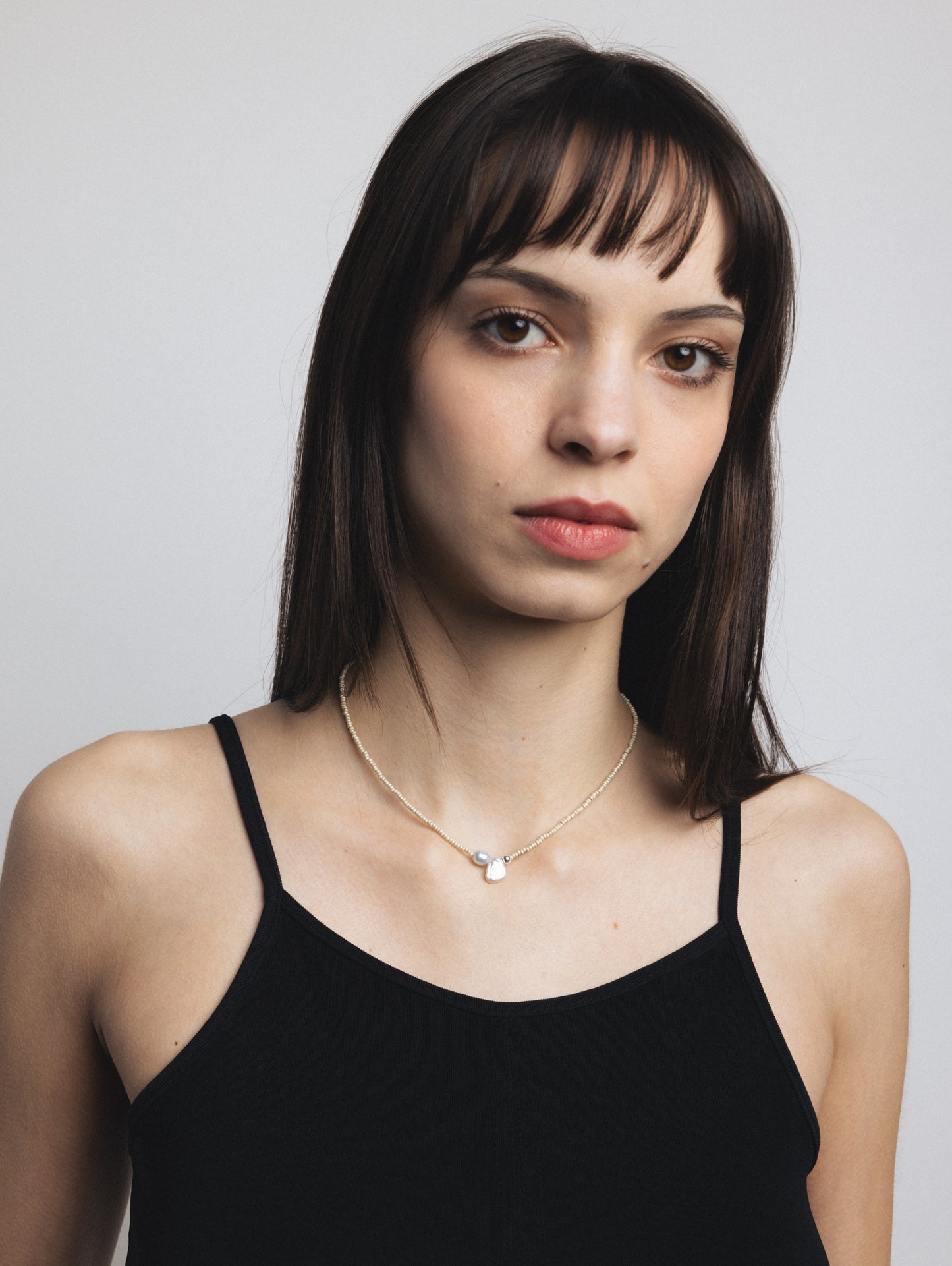 Addison Necklace | Cream
