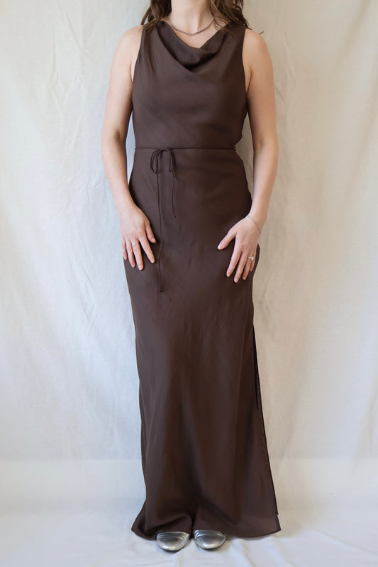 Serine Maxi Dress | Chocolate