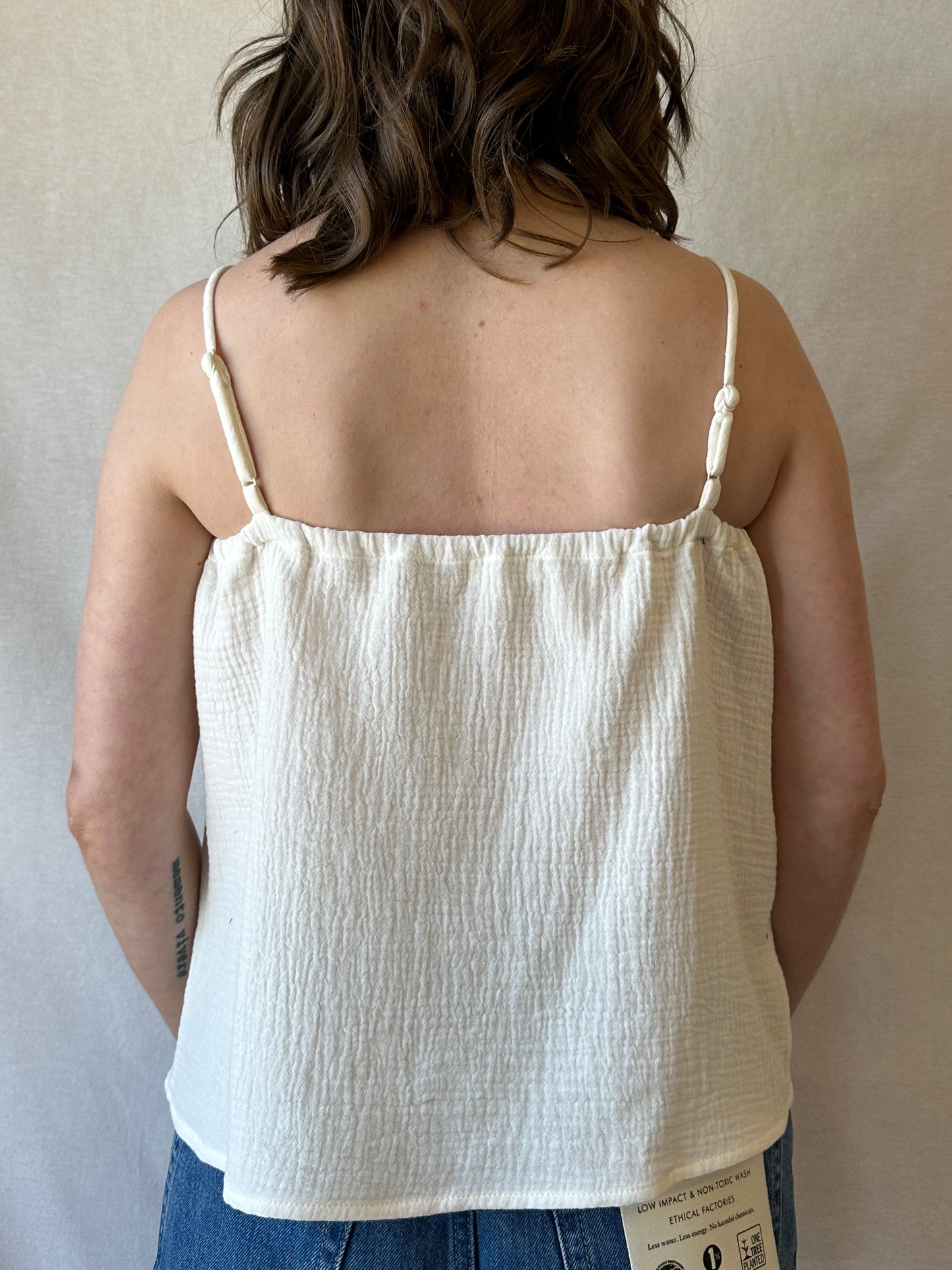 Sofia Top | White Gauze