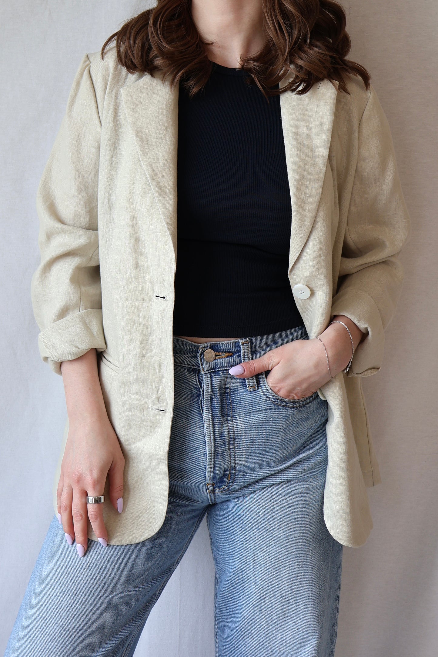Parker Blazer | Oatmeal