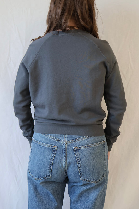 Alexi Raglan Crew | Charcoal