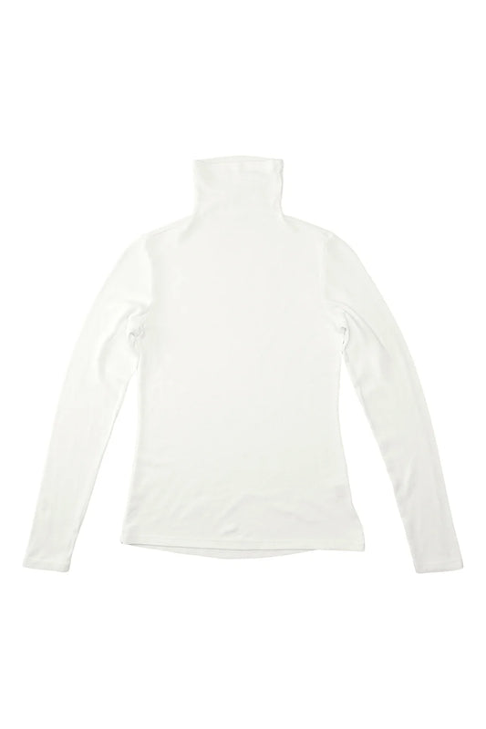 Whidbey Turtleneck| Washed White