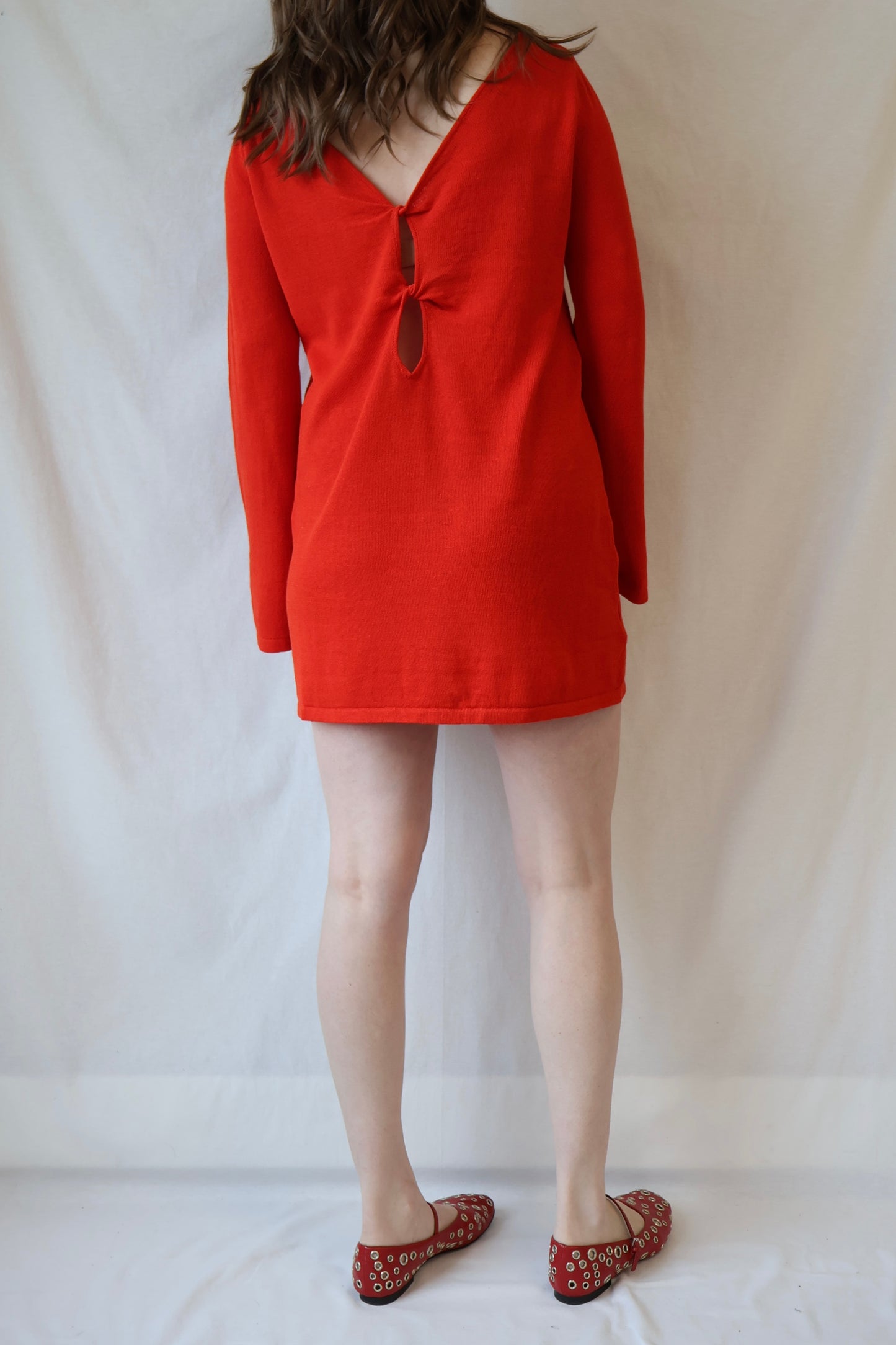 Paloma Reversible Mini Dress | Cherry Red