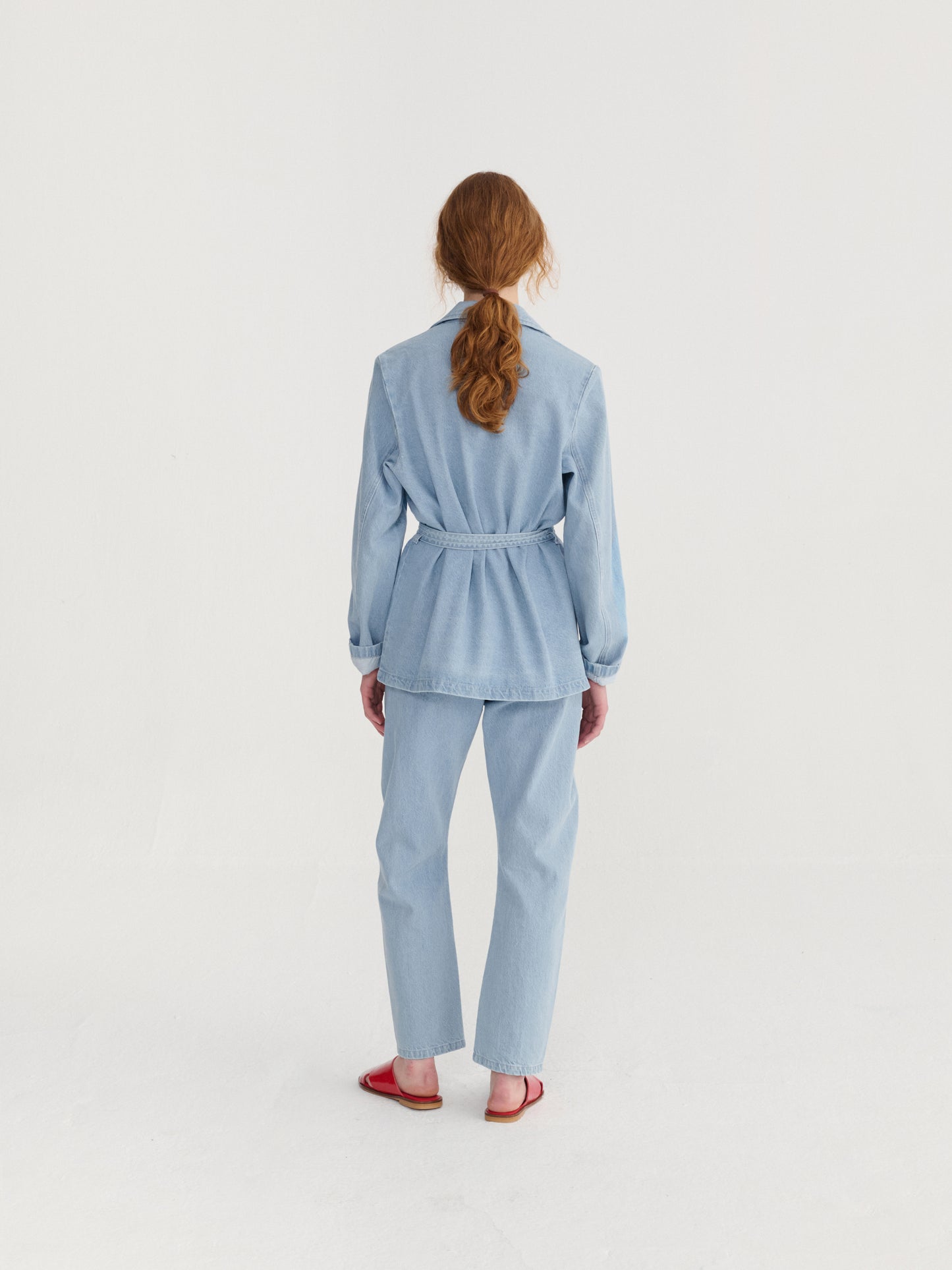 Denim Blazer | Light Blue