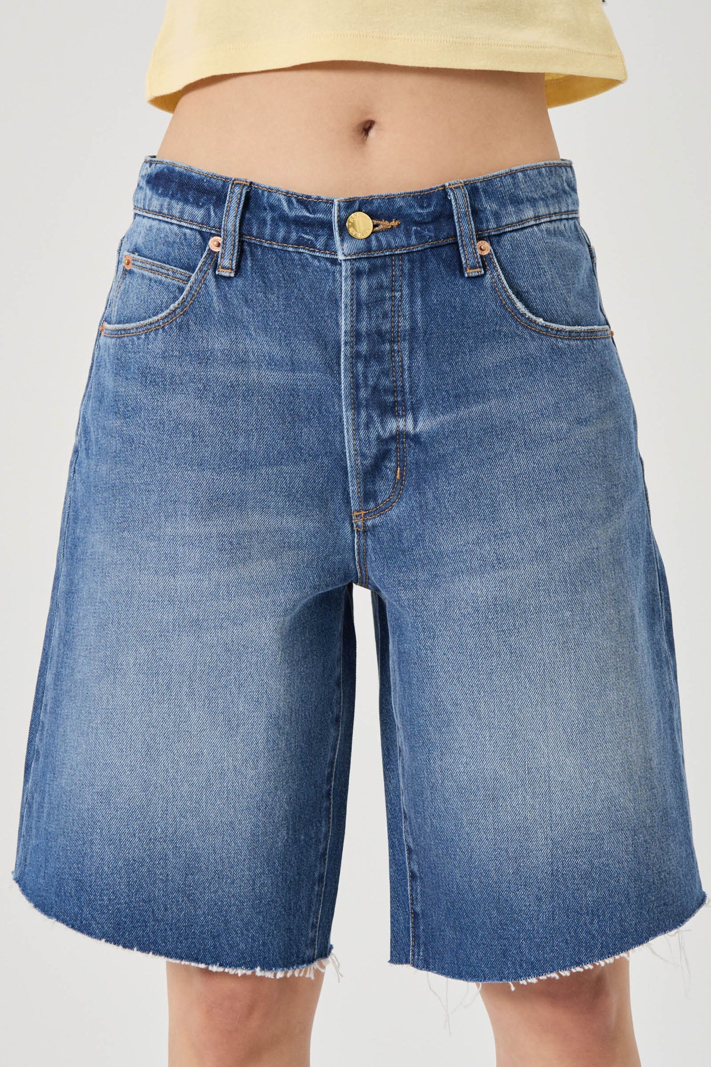 Charlotte Relaxed Long Shorts | Paris Texas