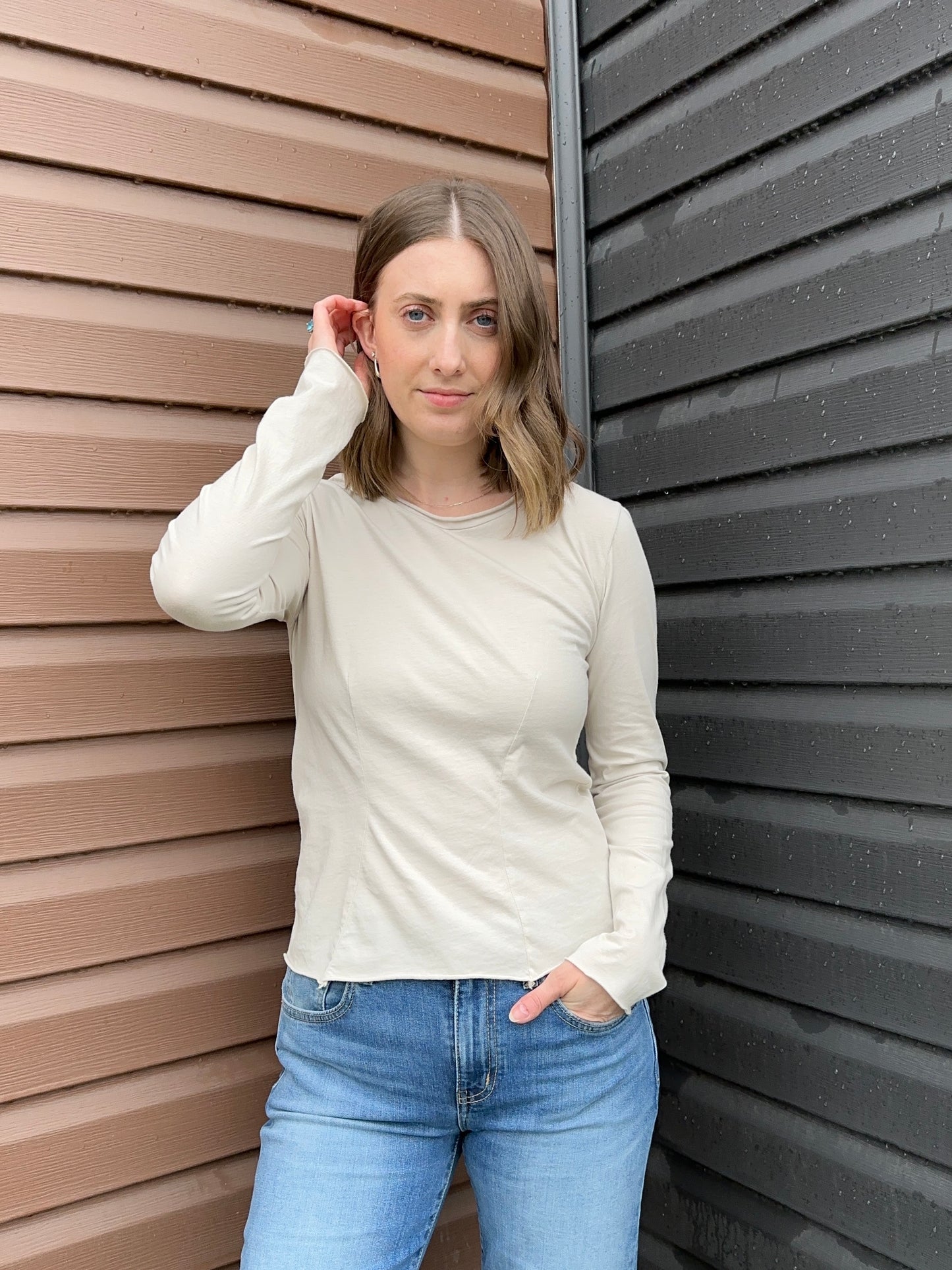 Dressmaker Tee | Oyster