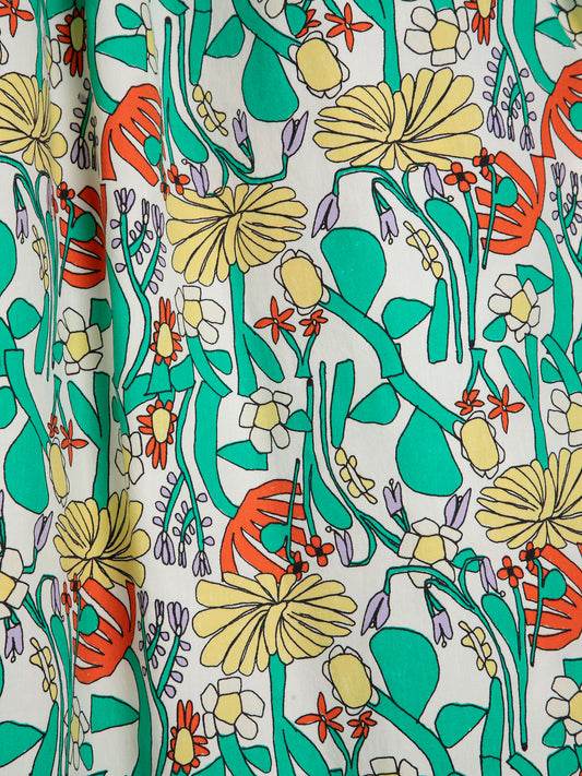 Herbalist Gathered Bustier Dress | Off White