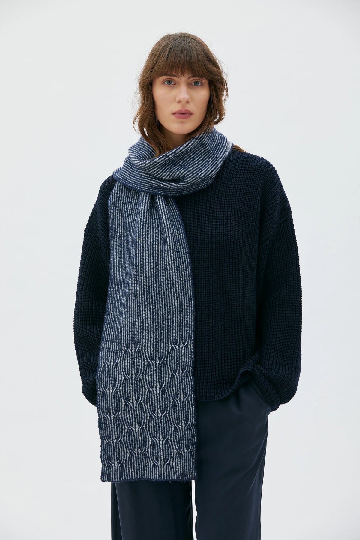 Tibo Scarf | Dark Blue