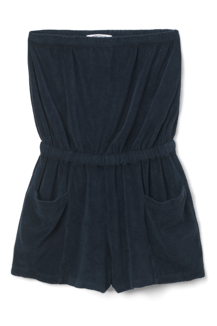 Jaclyn Terry Romper | Navy