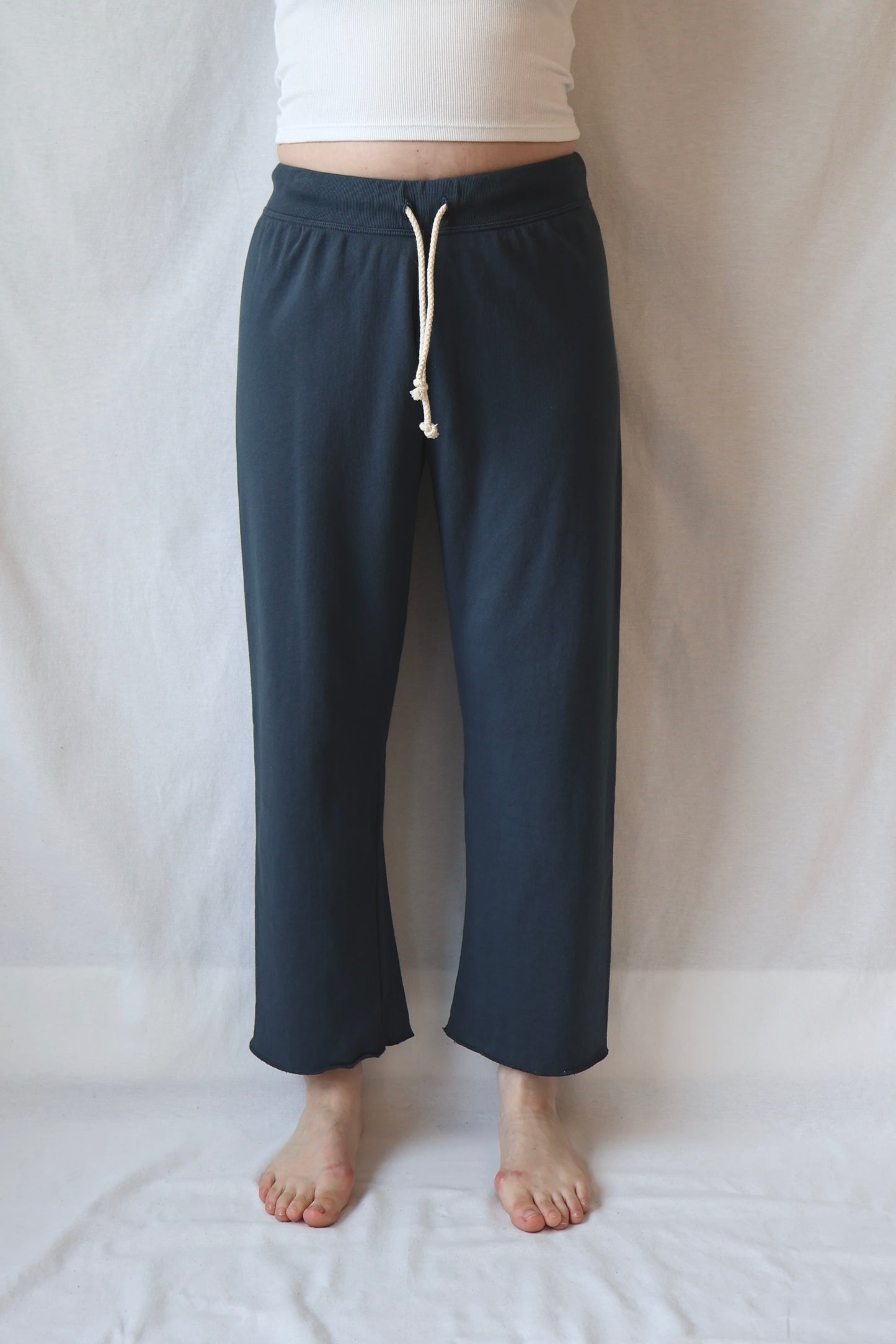 Jamaica Cropped Fleece Sweats | Night
