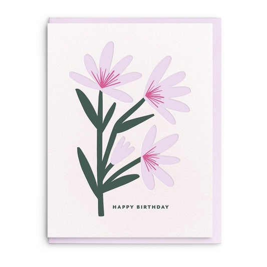 Flower Birthday Card