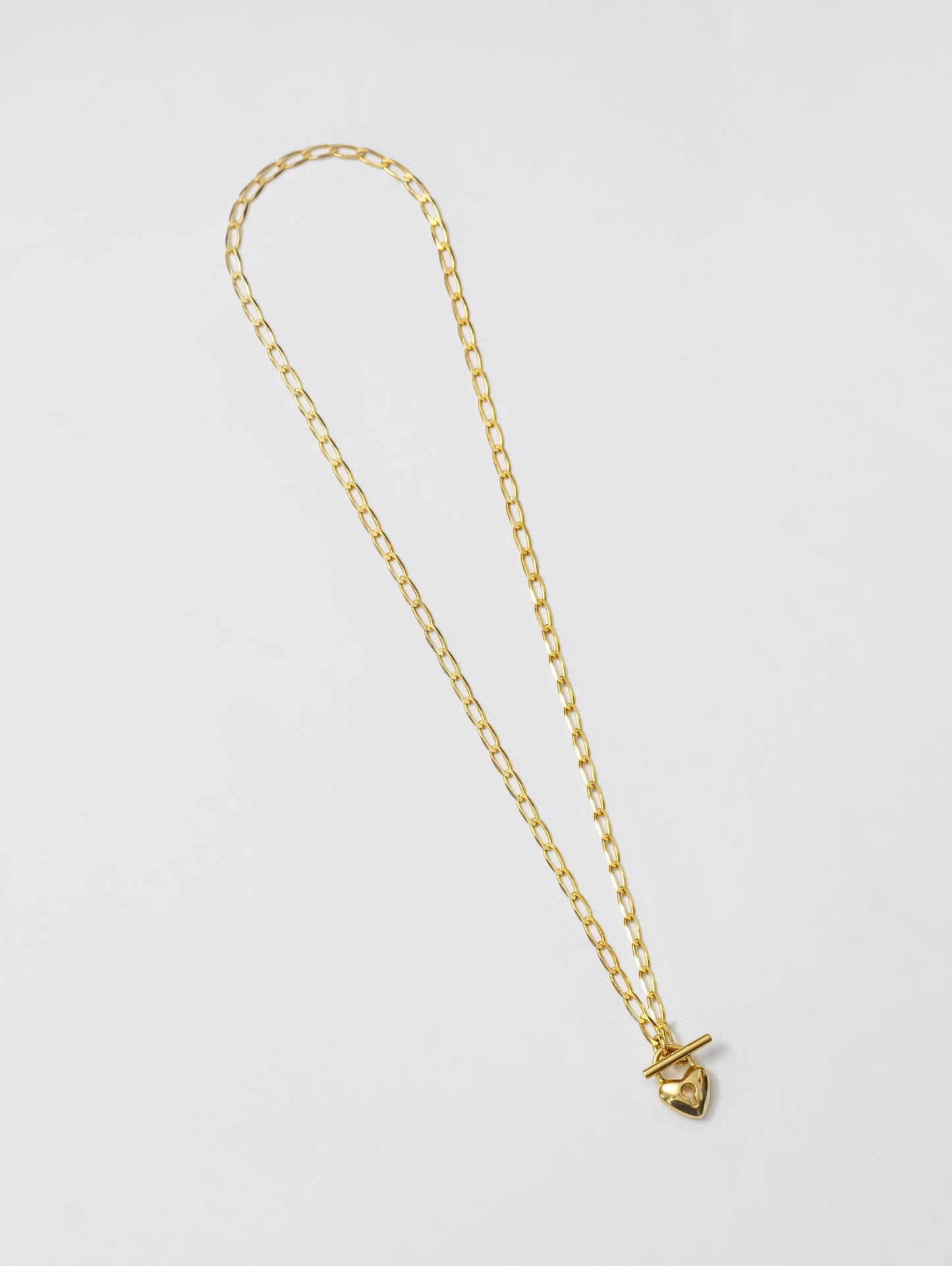 Heart Toggle Necklace | Gold