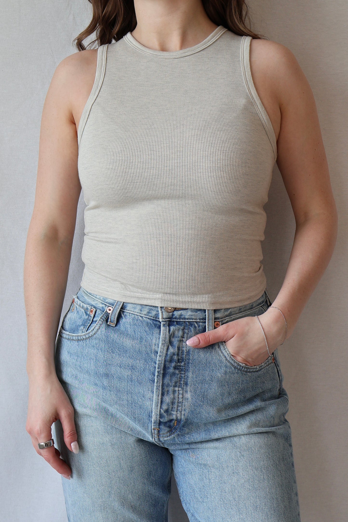 Gigi Tank | Oatmeal