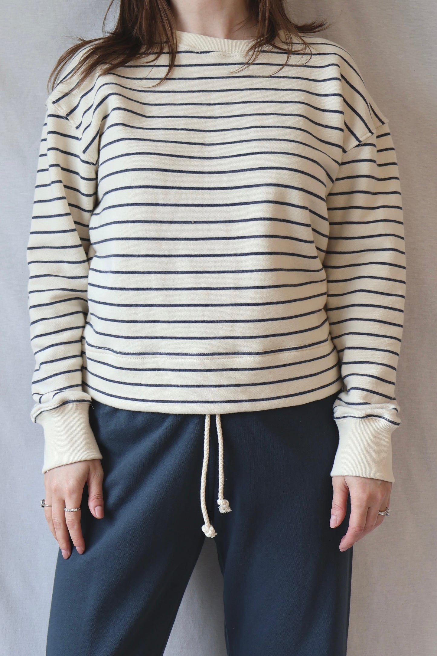 Tyler Crewneck Sweatshirt | Night Stripe