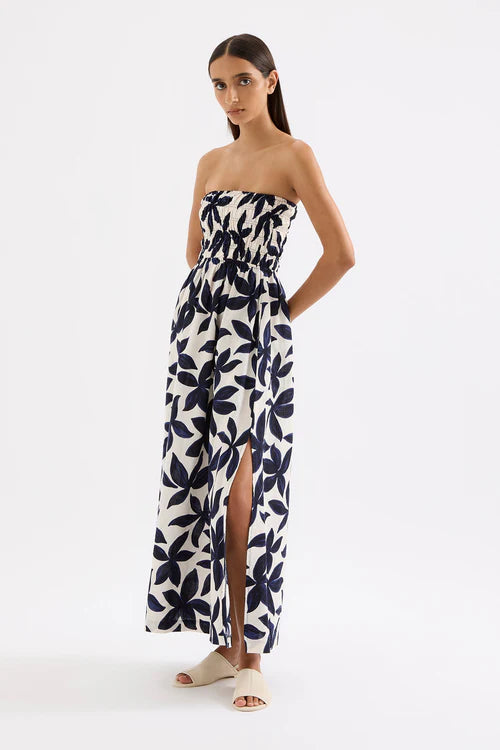 Odessa Maxi Dress | Navy Floral