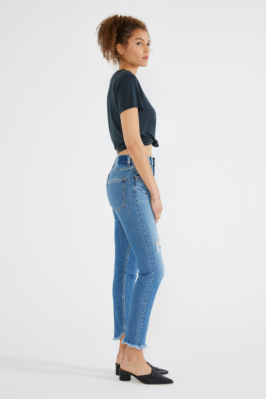 Scarlett Mid-Rise Slim | Midnight Frost