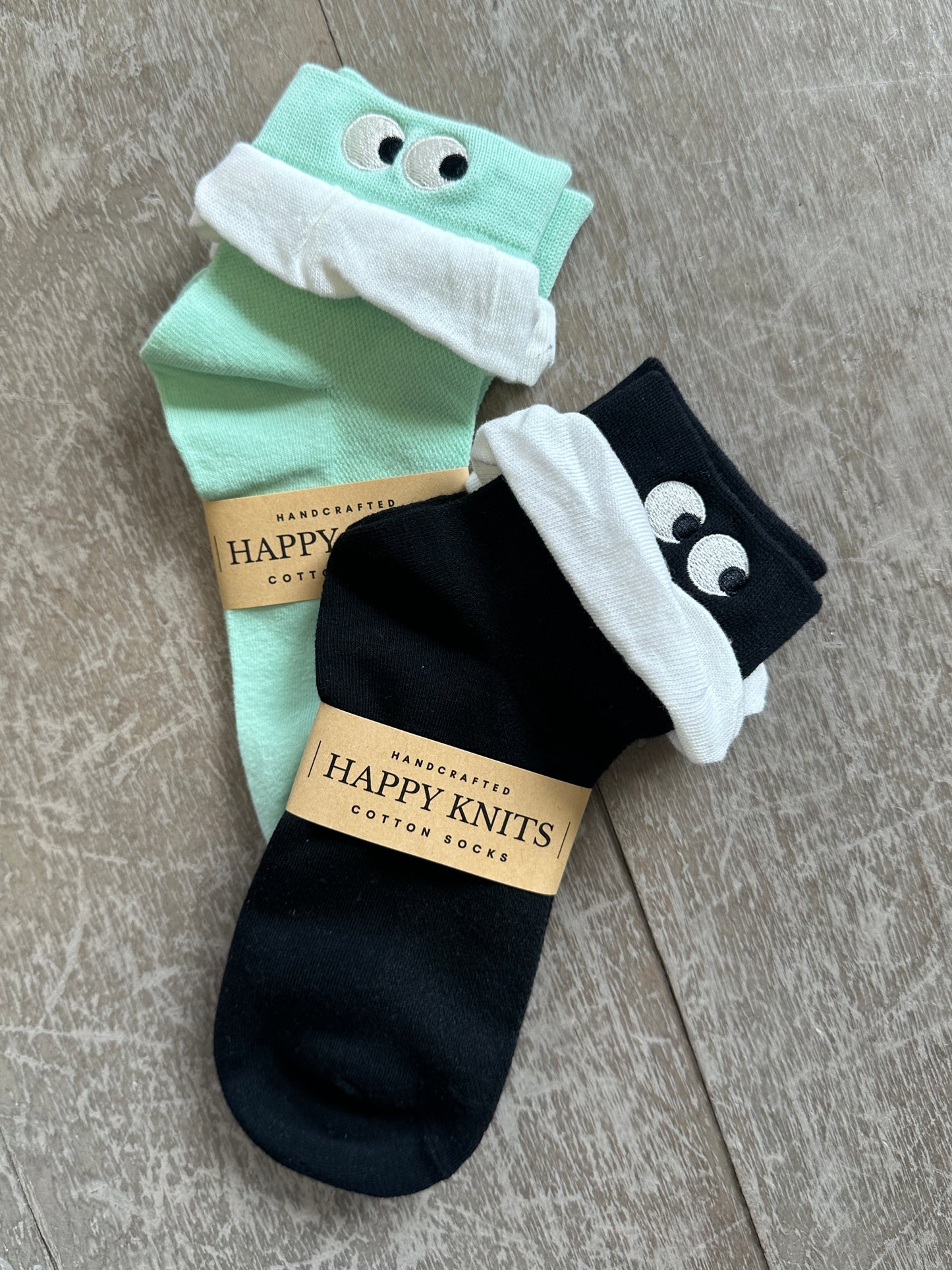 Embroidered Eye Socks