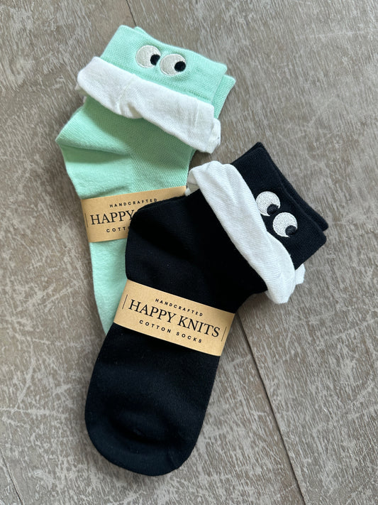 Embroidered Eye Socks