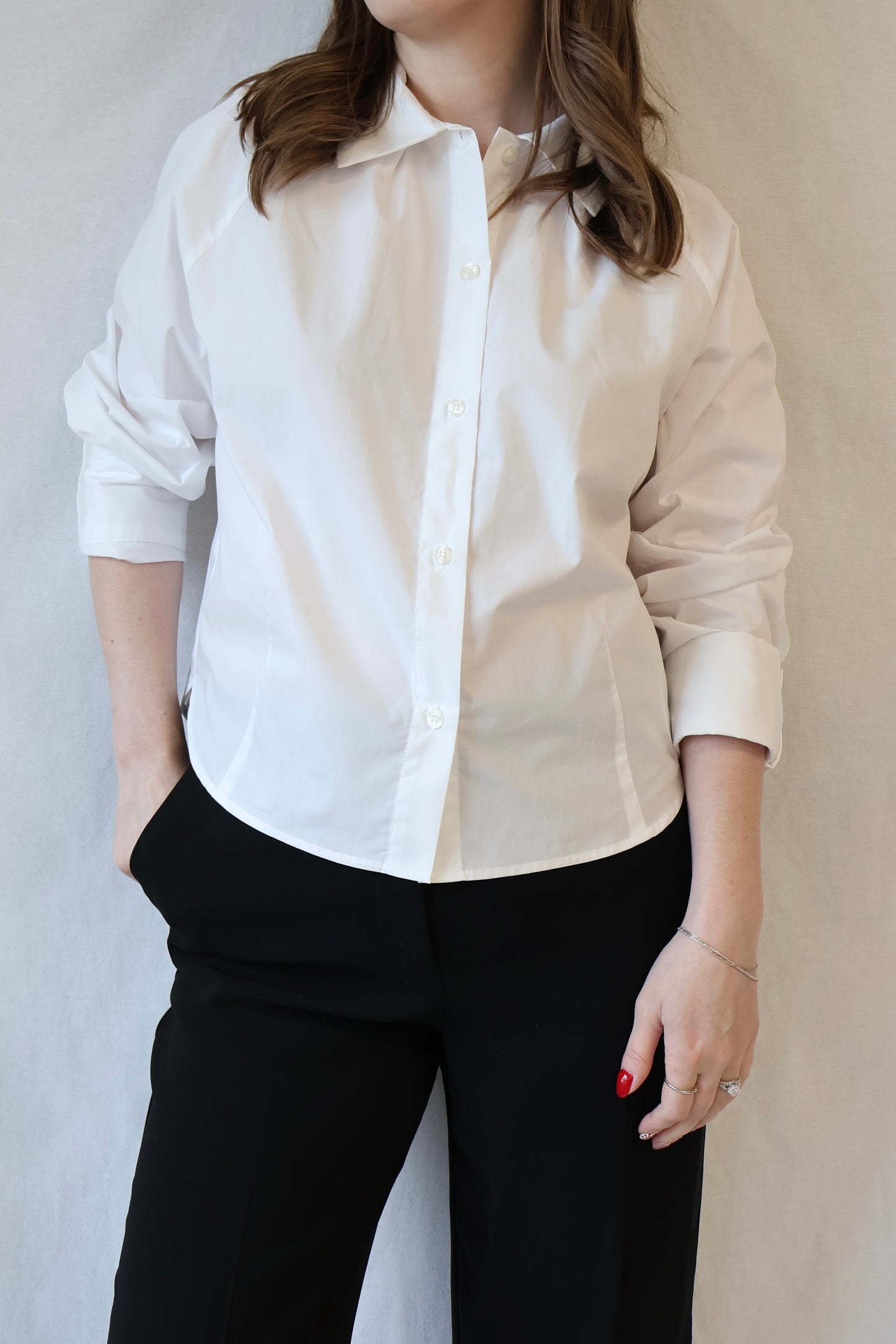 Sakya Button Down Shirt | White