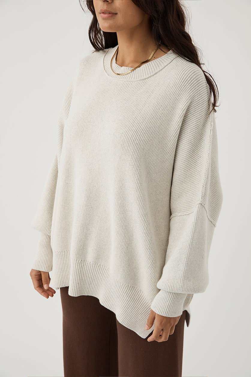 Harper Sweater | Grey Marle