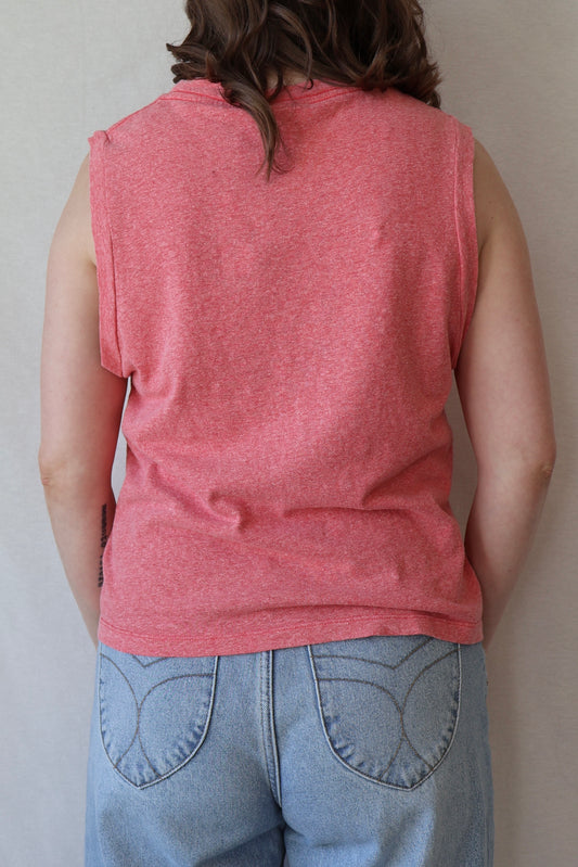 Heathered Phoenix Tee | Sunset Coral