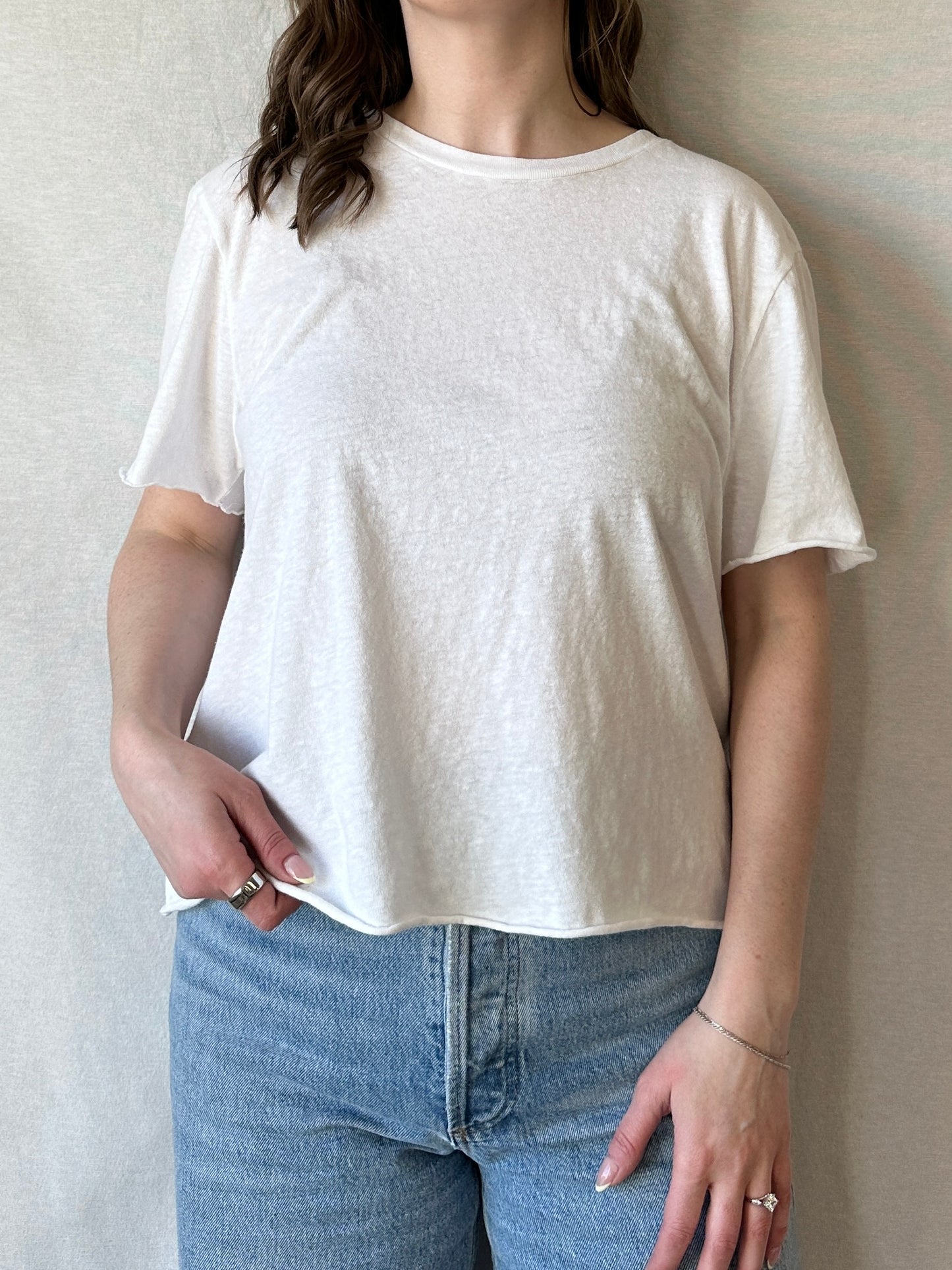 Eddie Oversized Tee | White