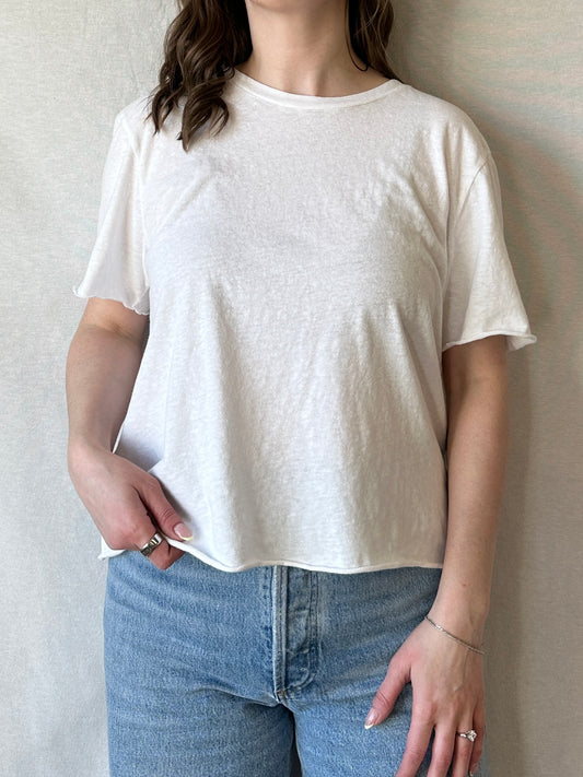 Eddie Oversized Tee | White