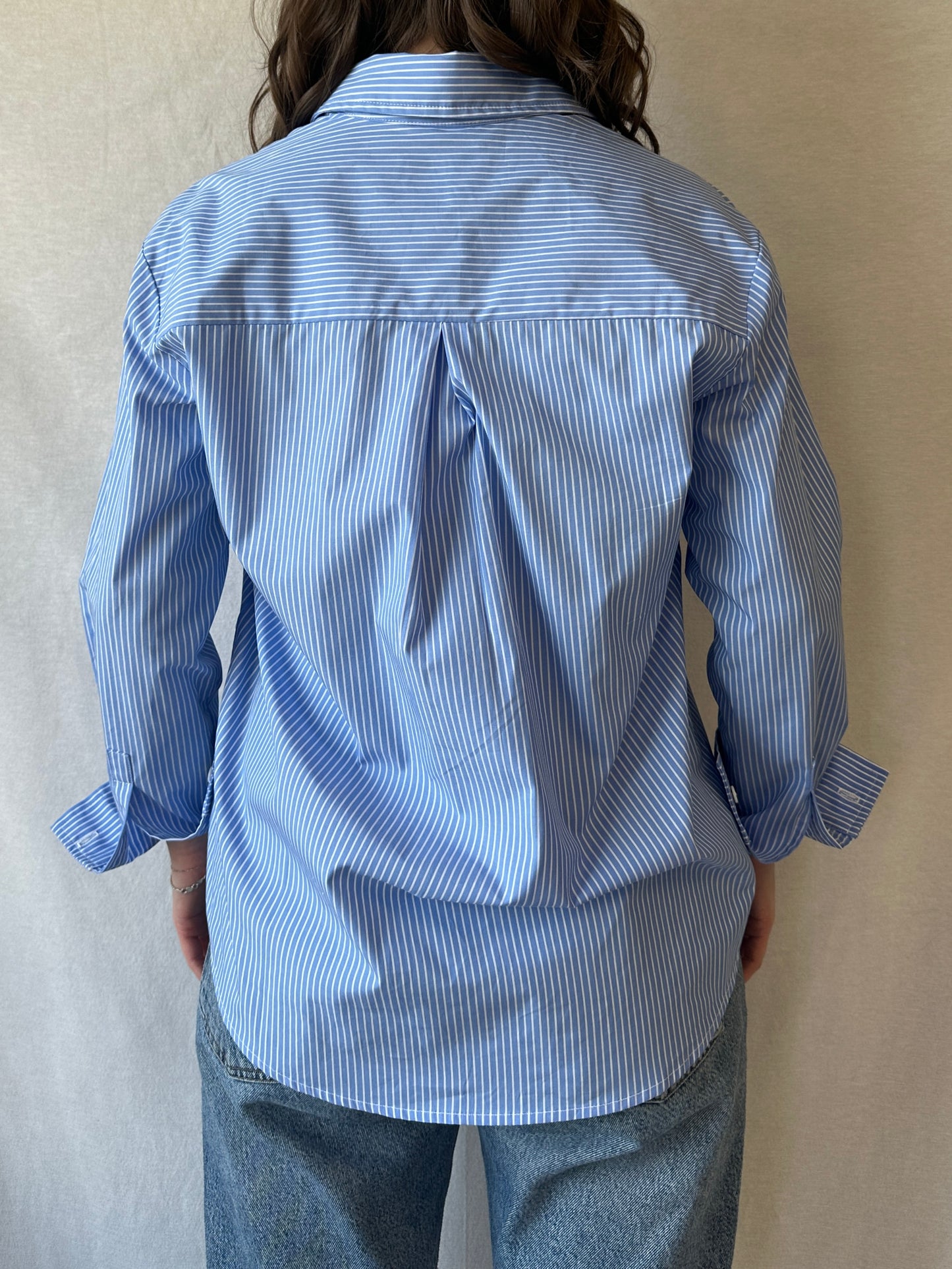 Denise Shirt | Blue Stripe