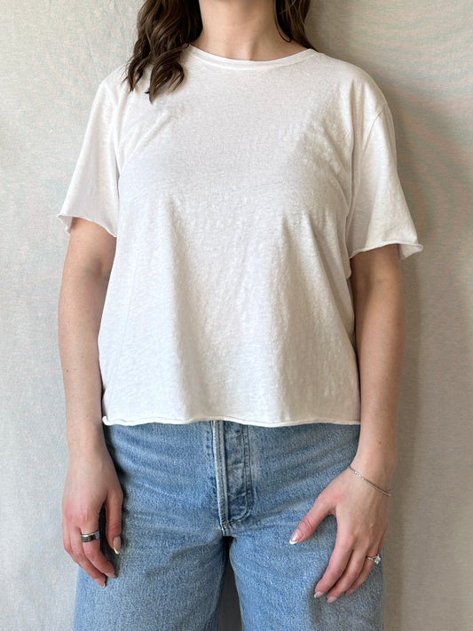 Eddie Oversized Tee | White