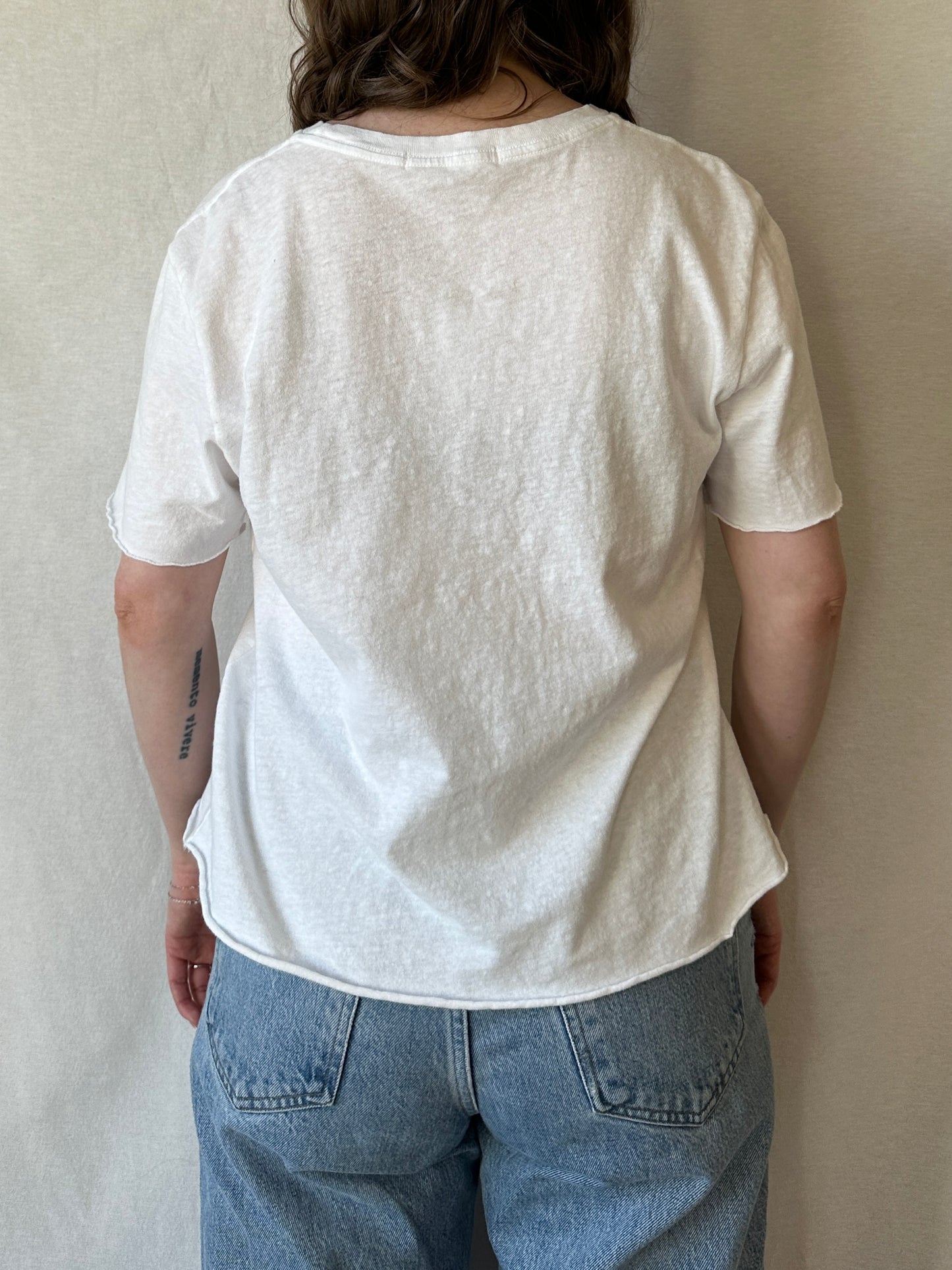 Eddie Oversized Tee | White