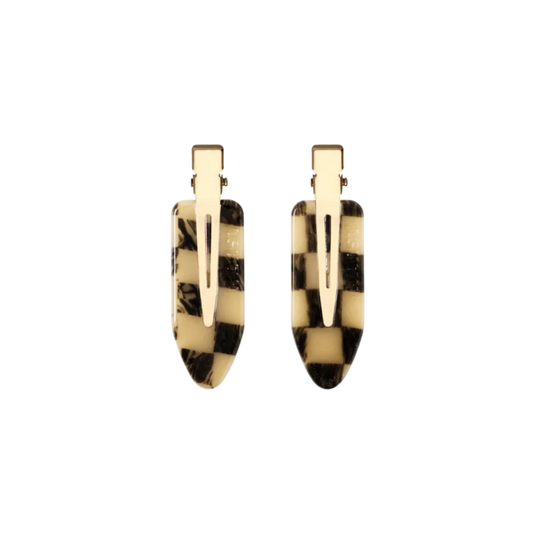 Creaseless Clips | Faded Checkers