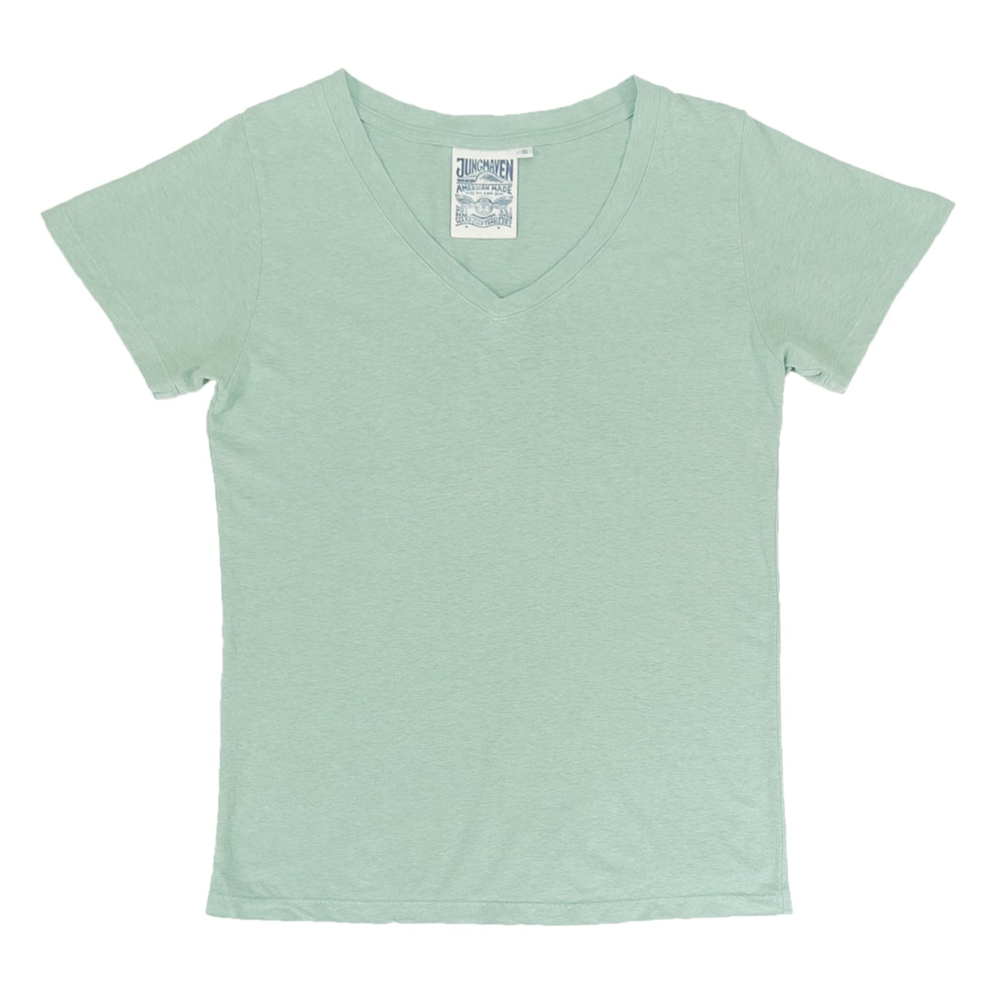 Paige V-Neck Tee | Sage Green