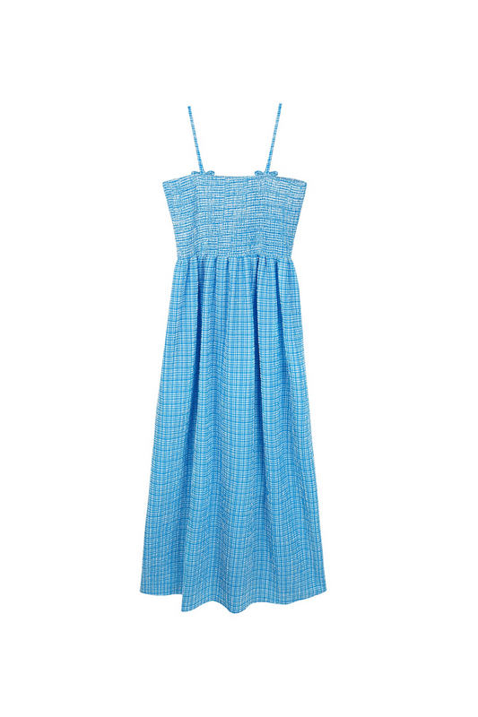Marais Dress | Ocean Gingham