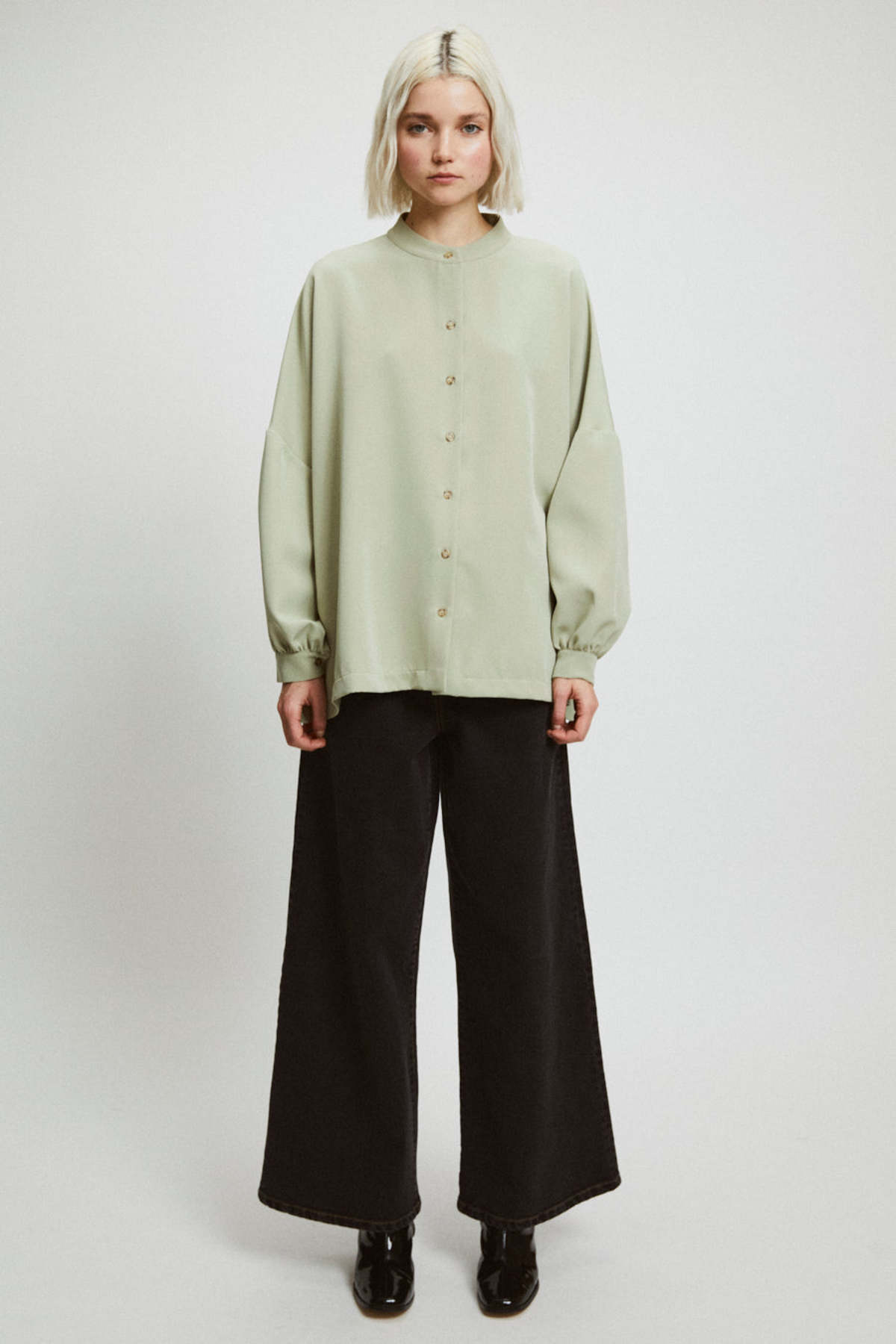 Miller Blouse | Dirty Green