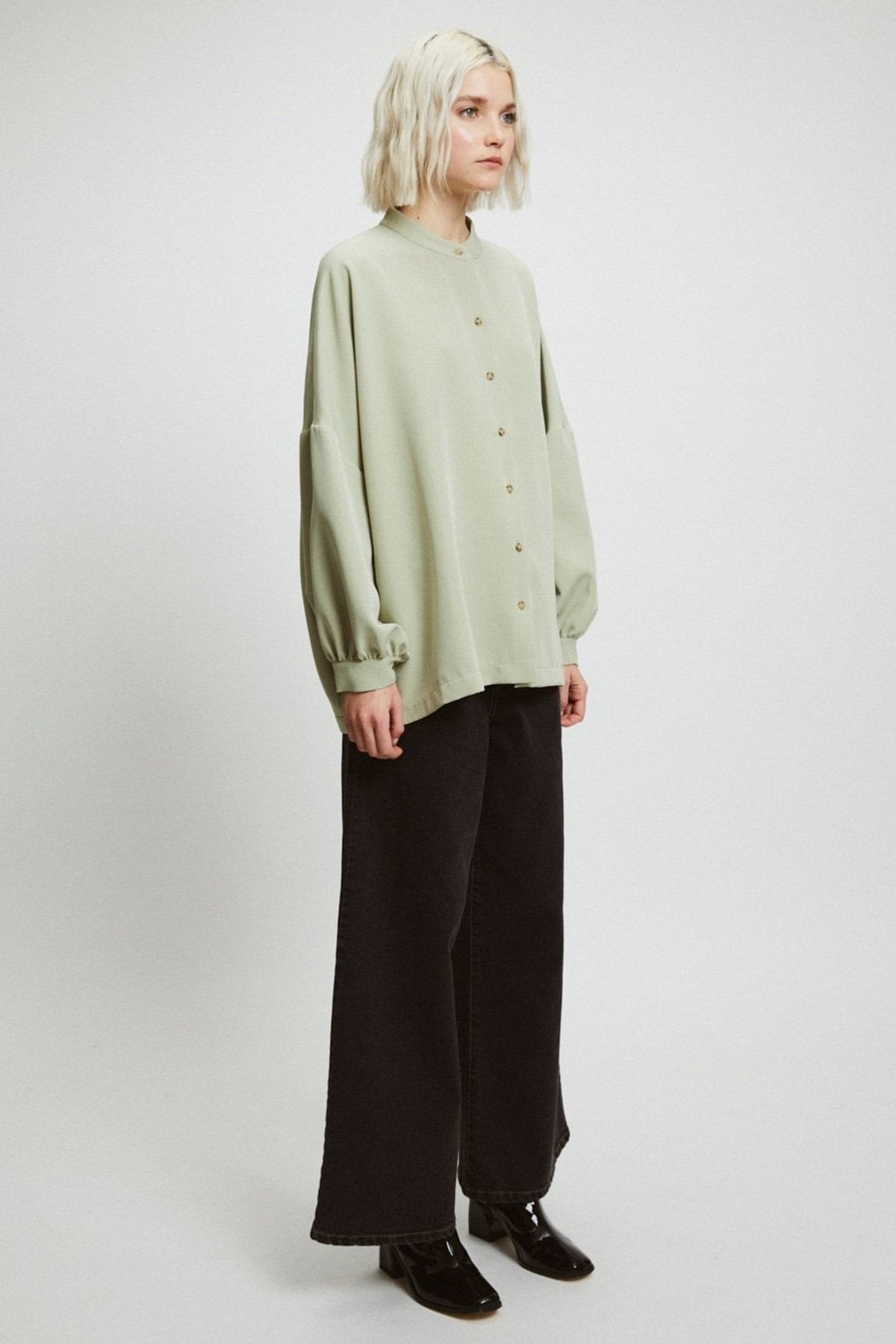 Miller Blouse | Dirty Green