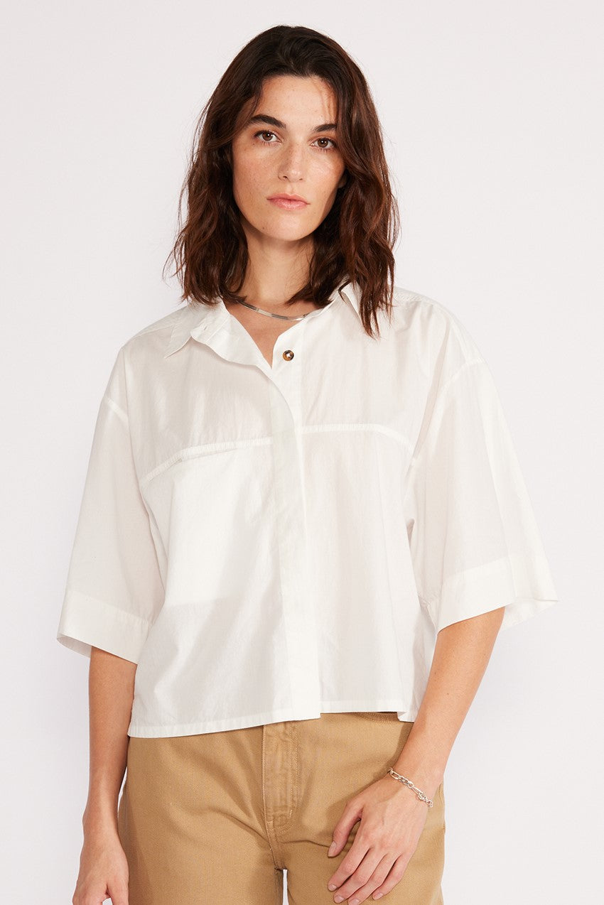 Symone Shirt | Cloud White
