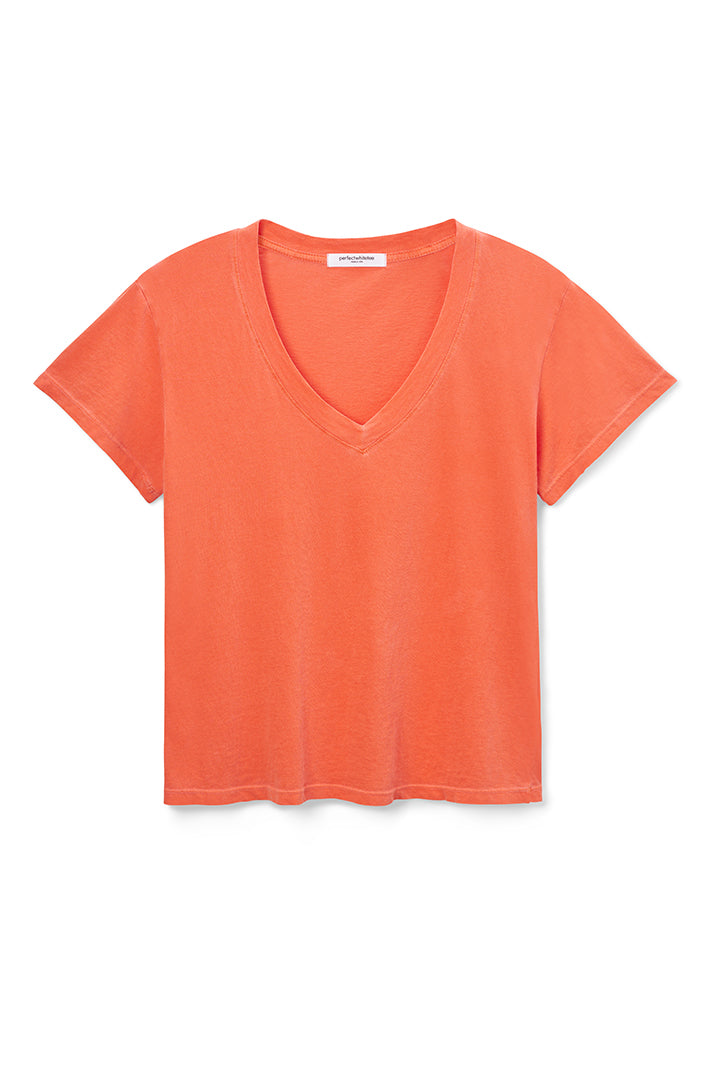Hendrix V-Neck Tee | Setting Sun