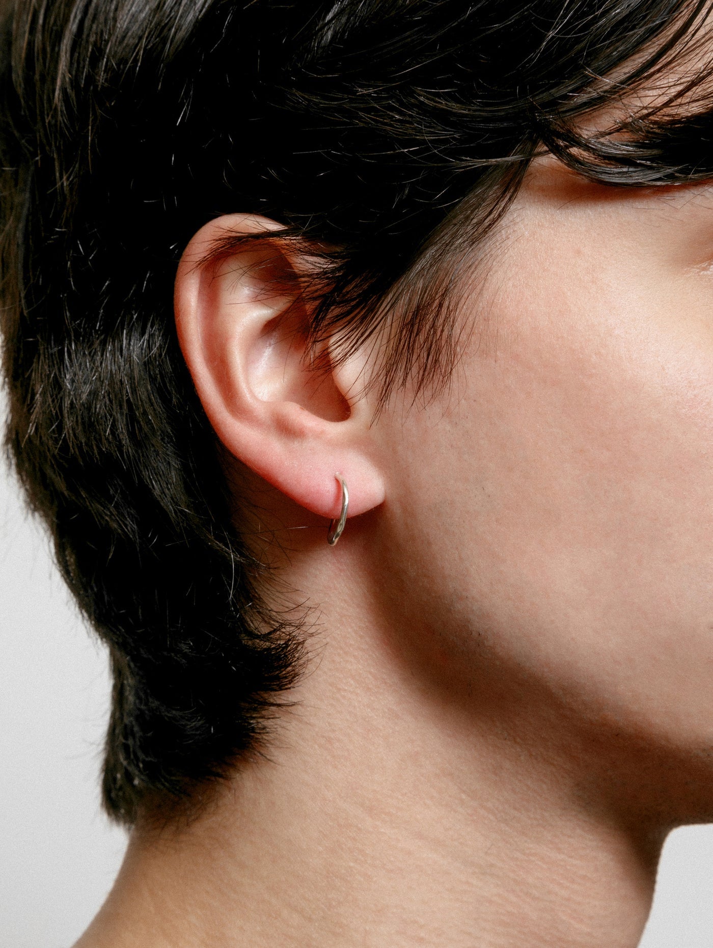Organic Hoops | Sterling Silver