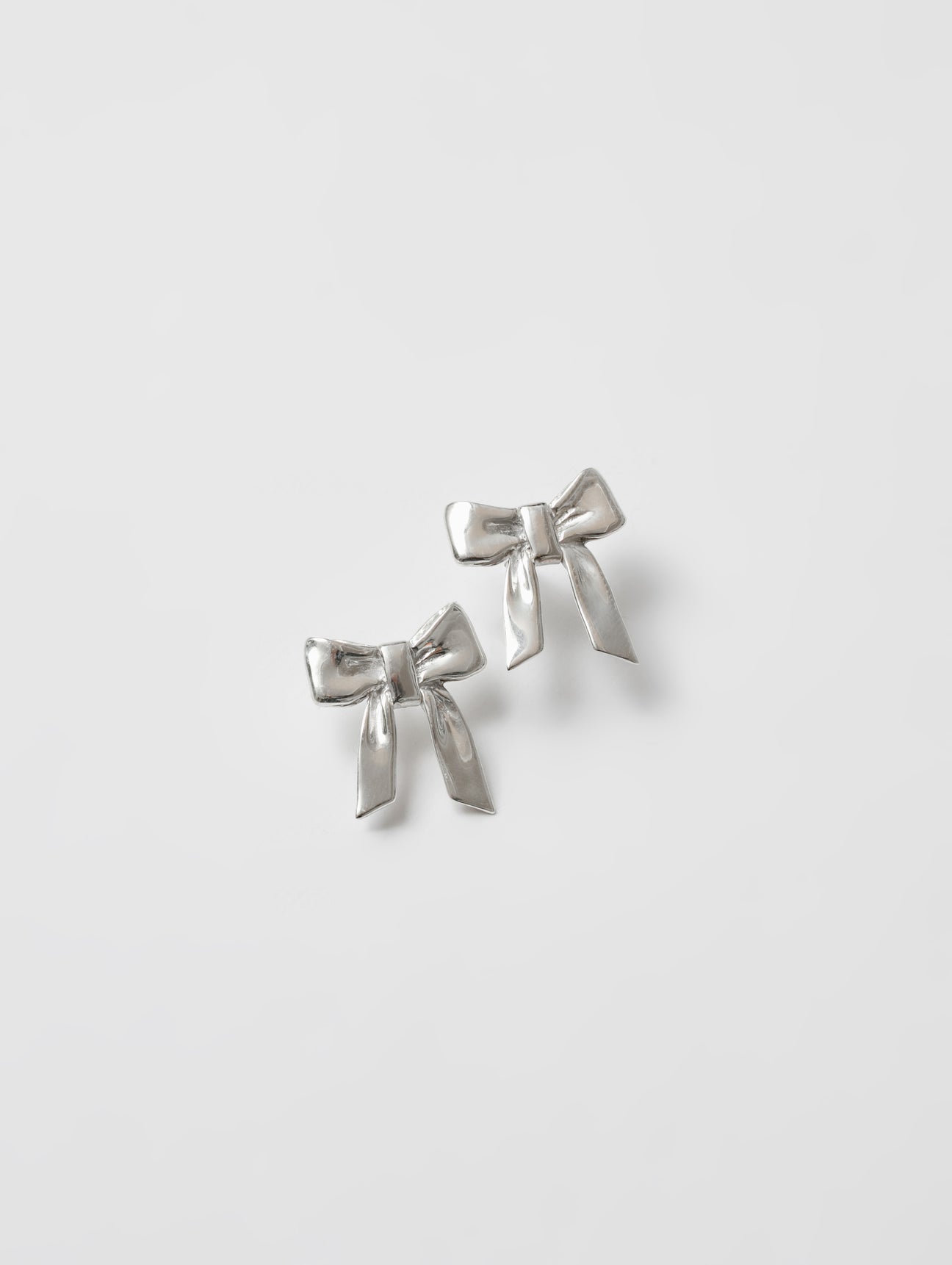 Small Ruby Studs | Silver