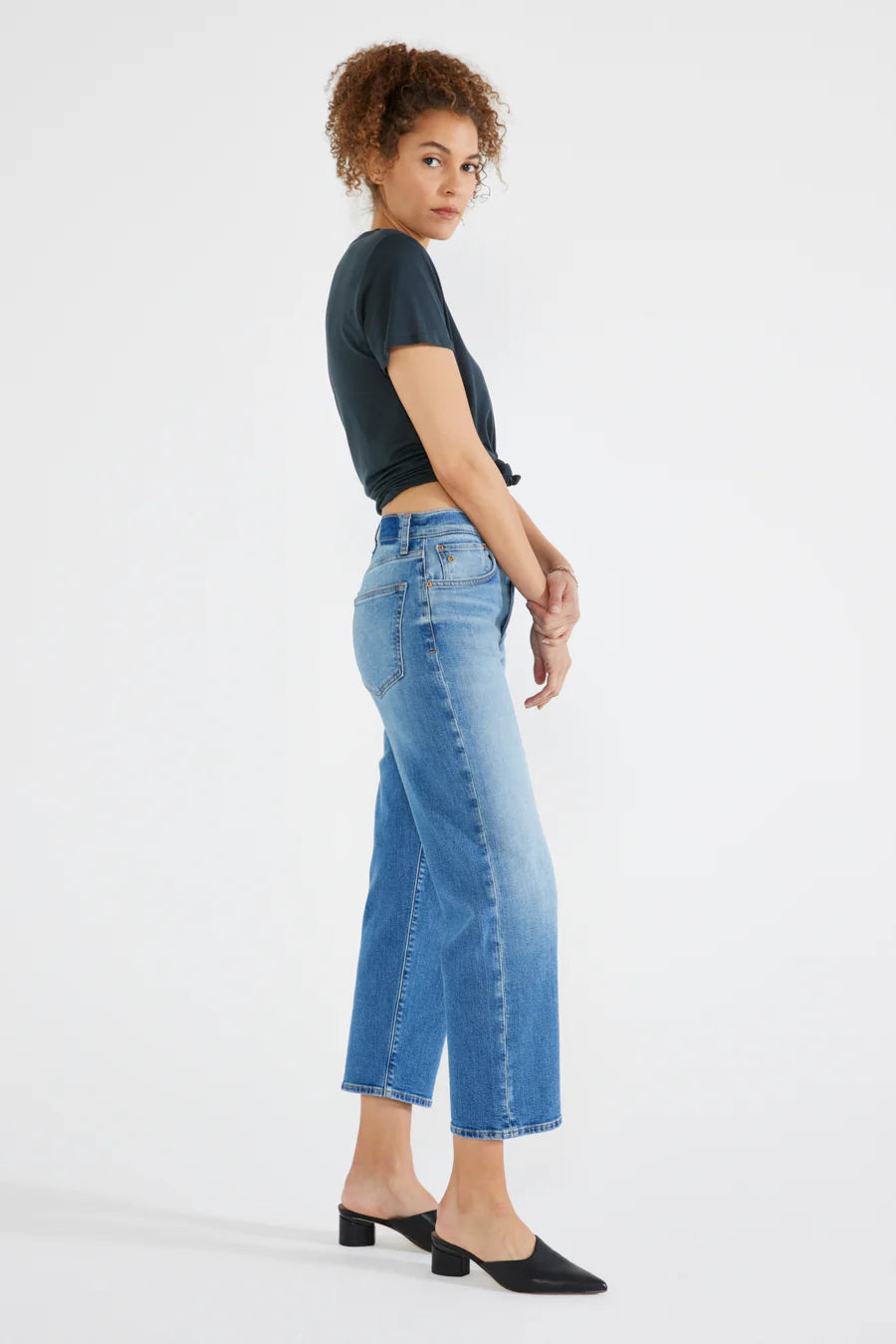Tia Vintage Stretch Straight | Super Sonic