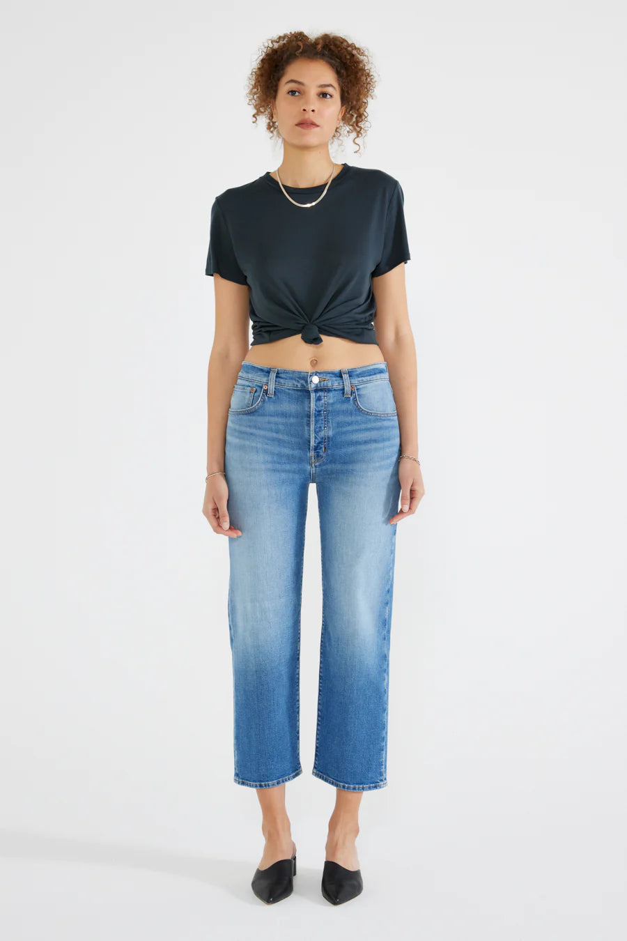 Tia Vintage Stretch Straight | Super Sonic