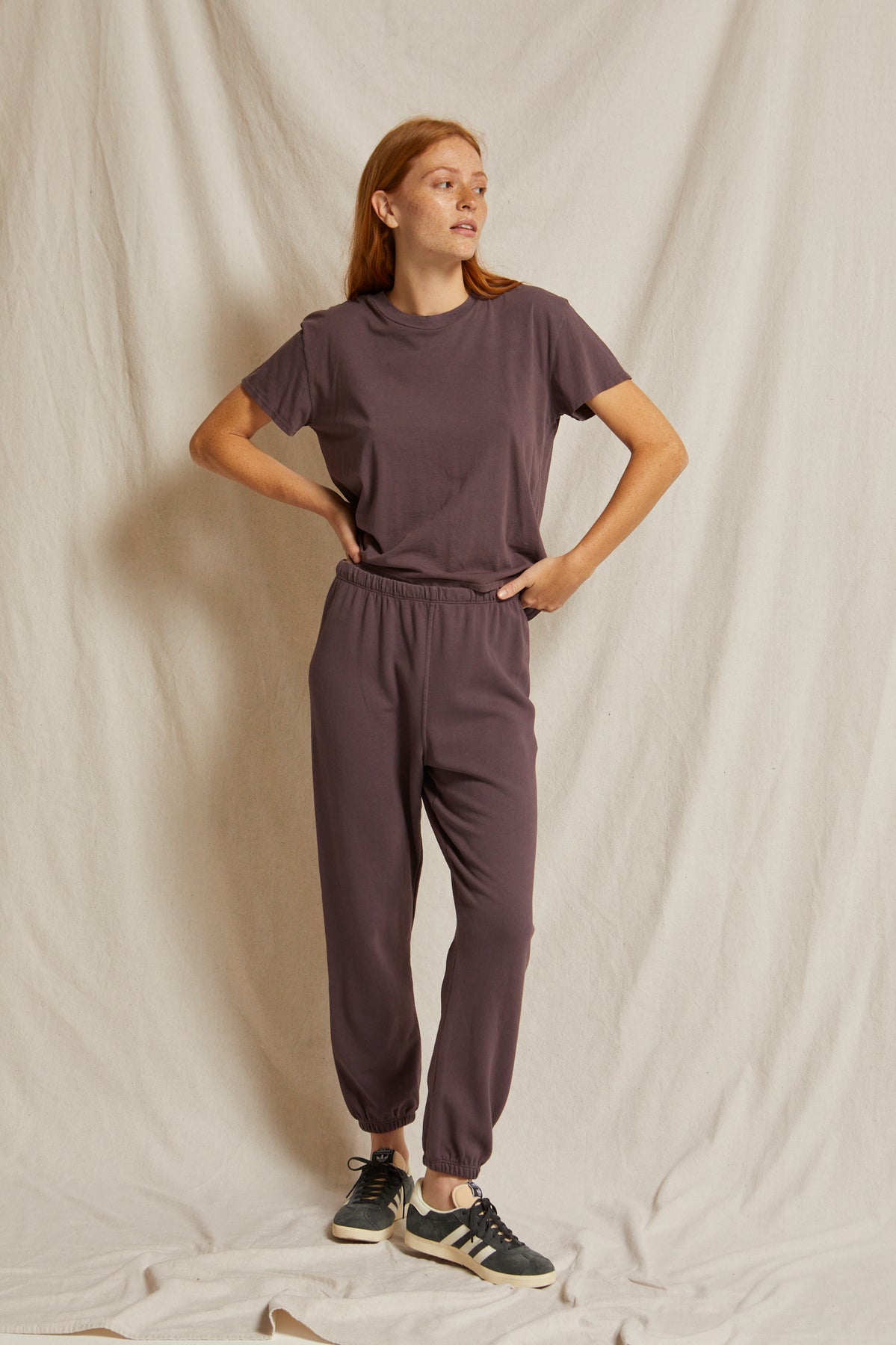 Stevie Sweatpant | Black Cherry