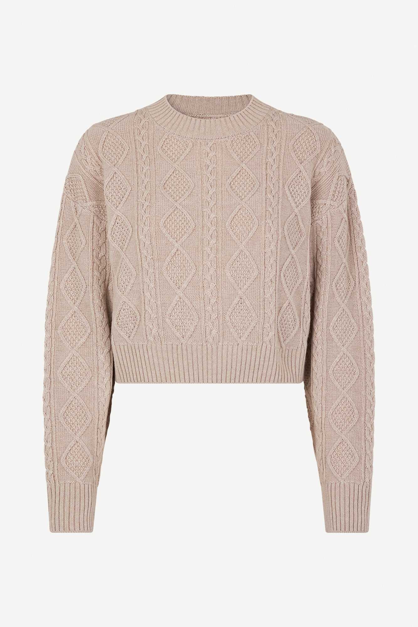 Eliette Crewneck Crop | Clouds