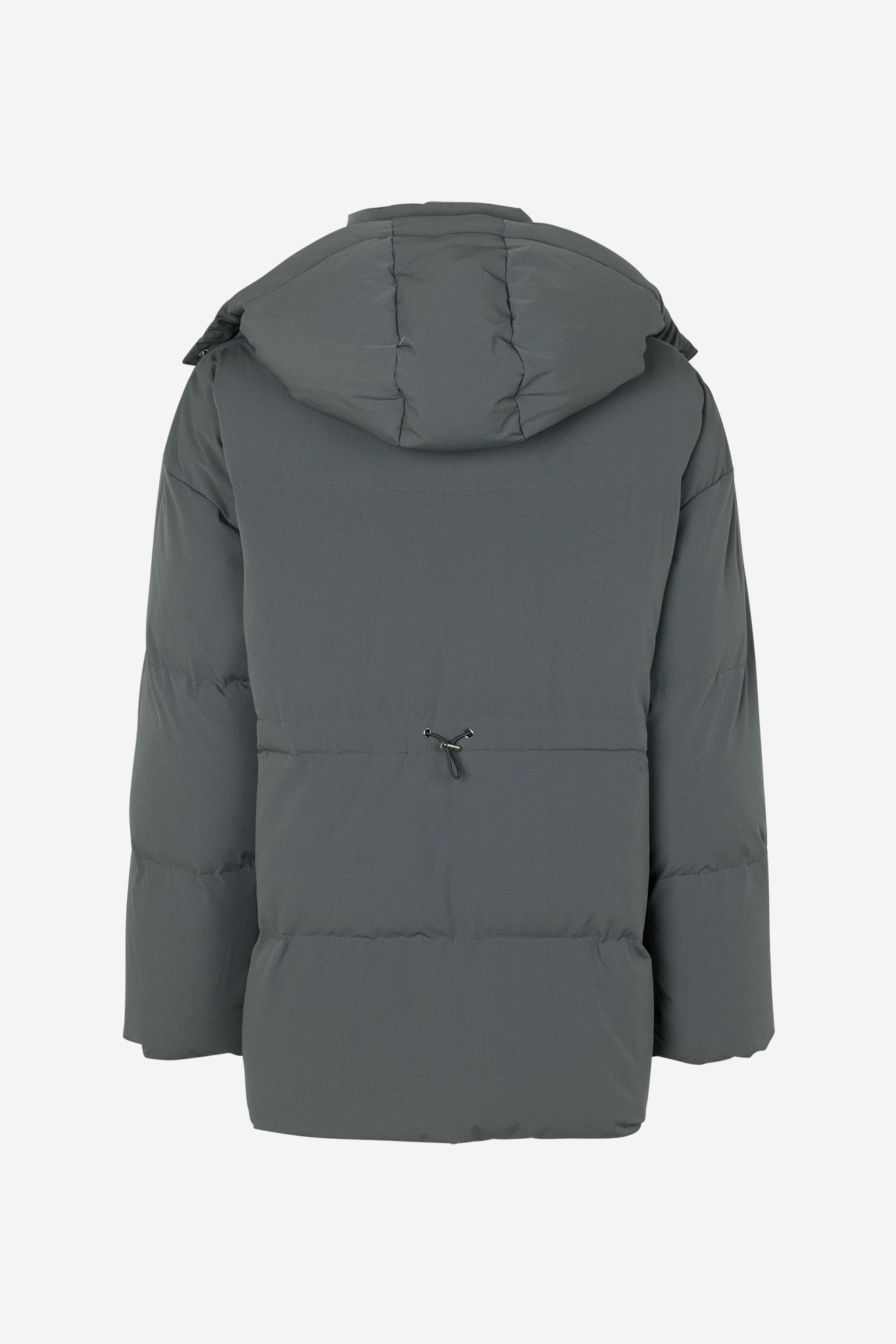 Hana Drawstring Coat | Iron Gate