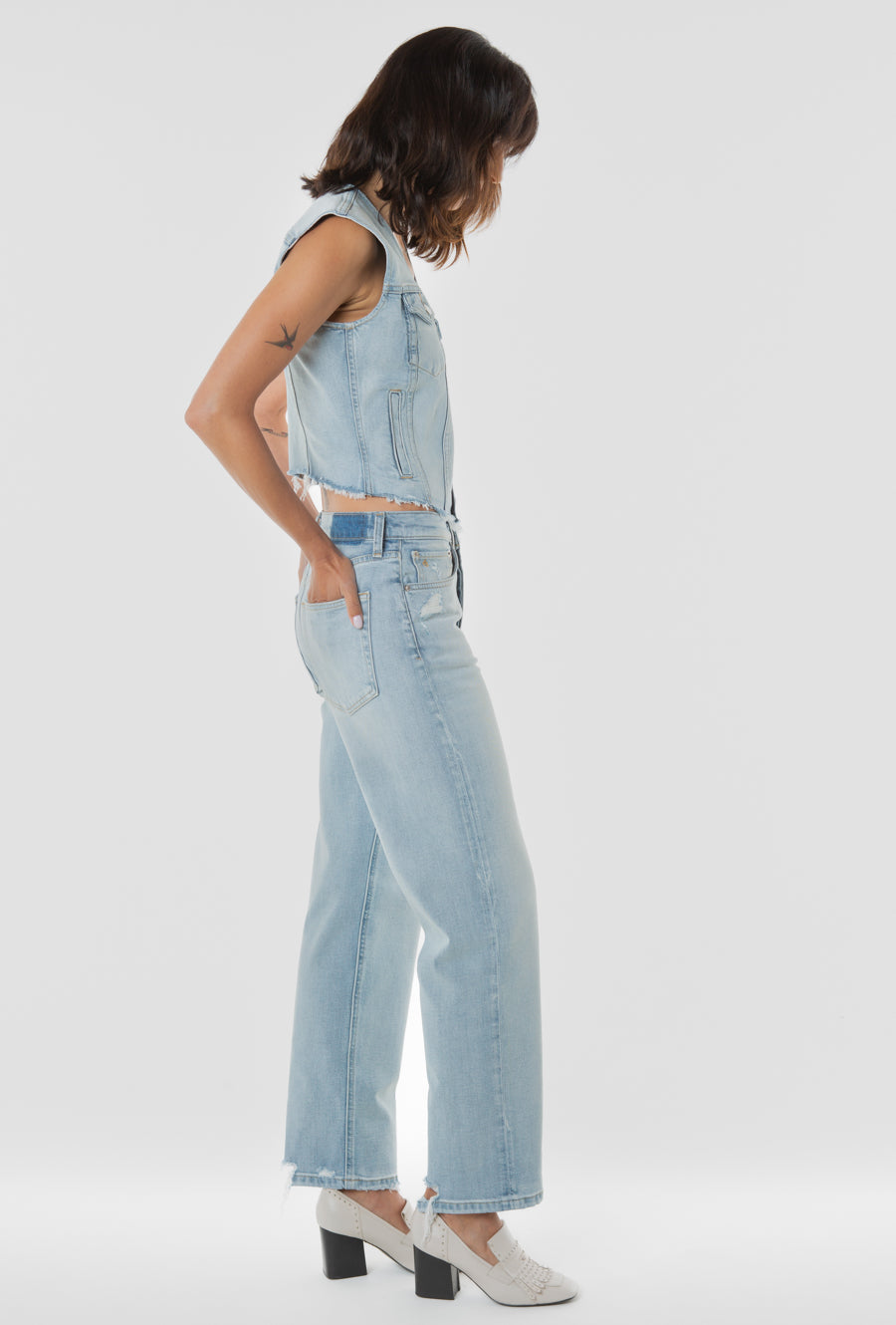 Tyler Vintage Straight | Sea Foam