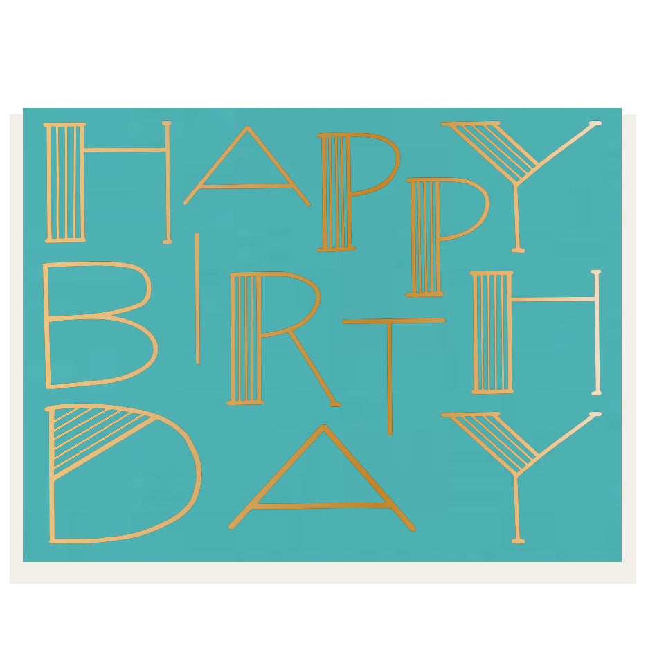 Birthday Gold Card