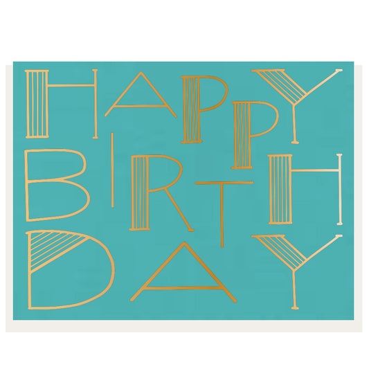 Birthday Gold Card